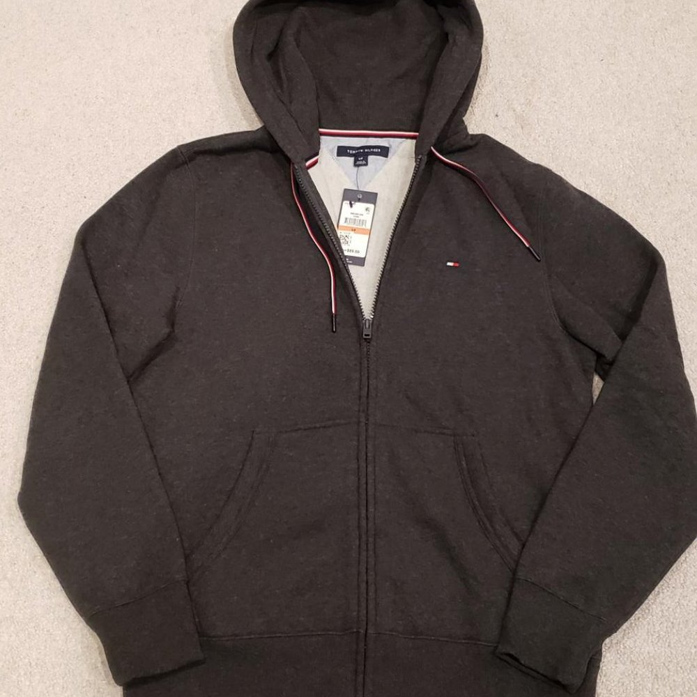 Tommy Hilfiger Gray Hoodie Sweatshirt